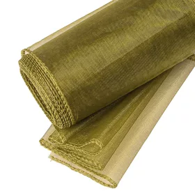 Organza 12cm x 8.2m - Machovozelená
