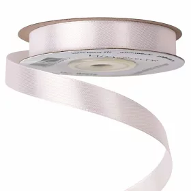 Saténová stuha 12mm x 22.86m - Biela