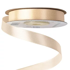 Saténová stuha 12mm x 22.86m - Ecru