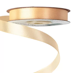 Saténová stuha 12mm x 22.86m - Krémová