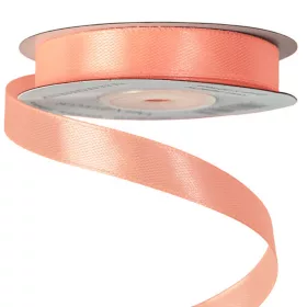 Saténová stuha 12mm x 22.86m - Broskyňová