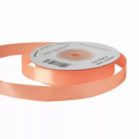 Saténová stuha 12mm x 22.86m - Broskyňová