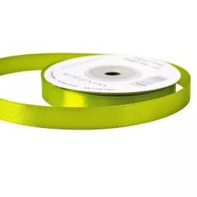 Saténová stuha 12mm x 22.86m - Čajová zelená