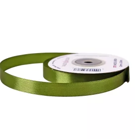 Saténová stuha 12mm x 22.86m - Machovo zelená