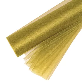 Snow organza 23.5cm x 10m - Machovozelená