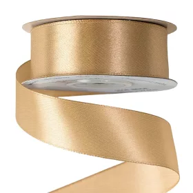 Saténová stuha 25mm x 22.86m - Béžová