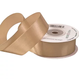 Saténová stuha 25mm x 22.86m - Béžová