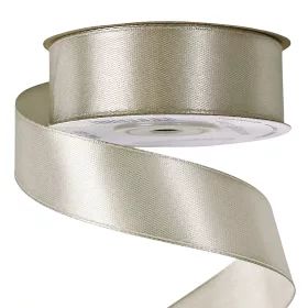 Saténová stuha 25mm x 22.86m - Sivá