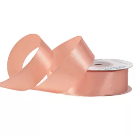 Saténová stuha 25mm x 22.86m - Púdrovo béžová