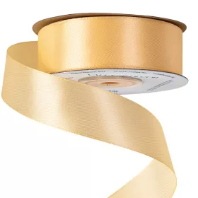 Saténová stuha 25mm x 22.86m - Krémová