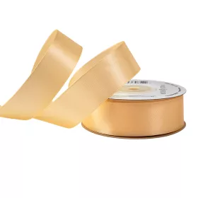 Saténová stuha 25mm x 22.86m - Krémová