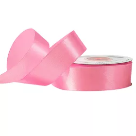 Saténová stuha 25mm x 22.86m - Ružová