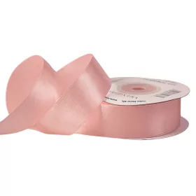 Saténová stuha 25mm x 22.86m - Púdrovo ružová