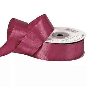 Saténová stuha 25mm x 22.86m - Baklažánovo fialová
