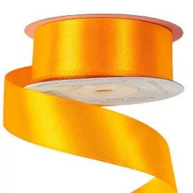 Saténová stuha 25mm x 22.86m - Tmavo žltá