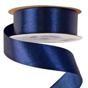 Saténová stuha 25mm x 22.86m - Námornícka modrá