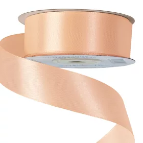 Saténová stuha 25mm x 22.86m - Šampanská