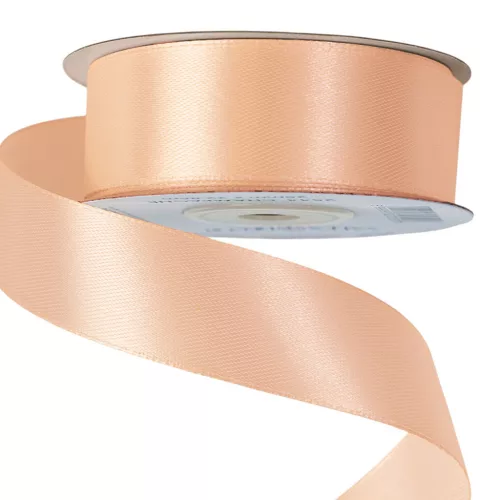 Saténová stuha 25mm x 22.86m - Šampanská