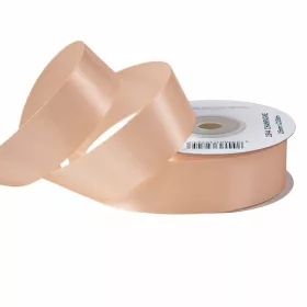 Saténová stuha 25mm x 22.86m - Šampanská