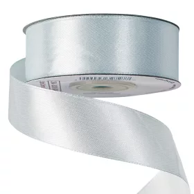 Saténová stuha 25mm x 22.86m - Modrá sivá