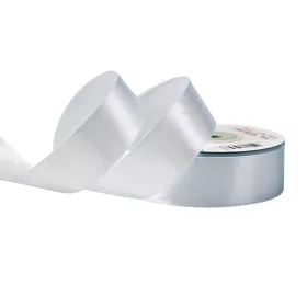 Saténová stuha 25mm x 22.86m - Modrá sivá