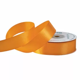 Saténová stuha 25mm x 22.86m - Pastelovo oranžová
