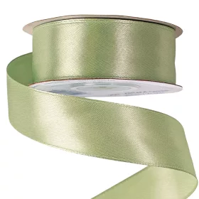 Saténová stuha 25mm x 22.86m - Vintage zelená