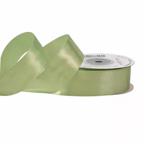 Saténová stuha 25mm x 22.86m - Vintage zelená