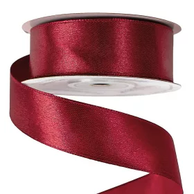 Saténová stuha 25mm x 22.86m - Bordová