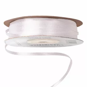 Saténová stuha 3mm x 91.44m - Biela
