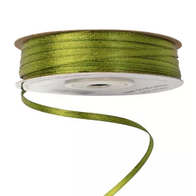 Saténová stuha 3mm x 91.44m - Olivová zelená