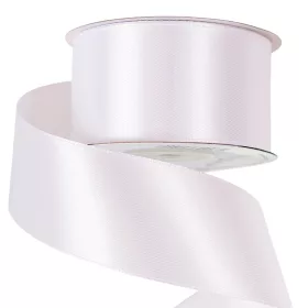 Saténová stuha 38mm x 22.86m - Biela