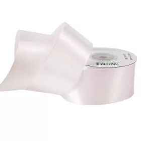 Saténová stuha 38mm x 22.86m - Biela