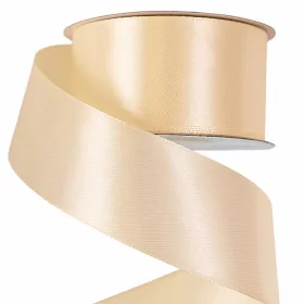 Saténová stuha 38mm x 22.86m - Ecru