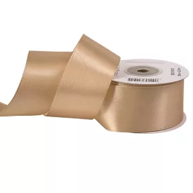 Saténová stuha 38mm x 22.86m - Béžová