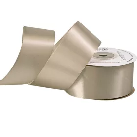 Saténová stuha 38mm x 22.86m - Sivá