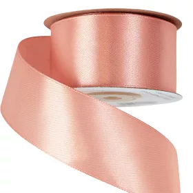 Saténová stuha 38mm x 22.86m - Púdrová béžová