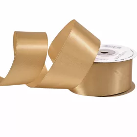 Saténová stuha 38mm x 22.86m - Zlatá