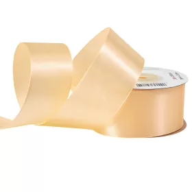 Saténová stuha 38mm x 22.86m - Krémová