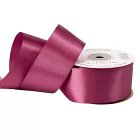 Saténová stuha 38mm x 22.86m - Baklažánová fialová