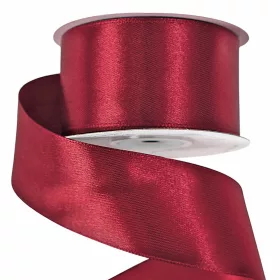 Saténová stuha 38mm x 22.86m - Víno červené