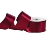 Saténová stuha 38mm x 22.86m - Víno červené