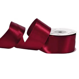 Saténová stuha 38mm x 22.86m - Víno červené