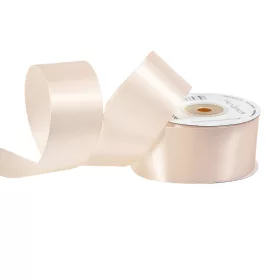 Saténová stuha 38mm x 22.86m - Šampanská