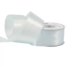 Saténová stuha 38mm x 22.86m - Modrosivá