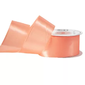 Saténová stuha 38mm x 22.86m - Broskyňová