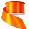 Saténová stuha 38mm x 22.86m - Tmavo oranžová