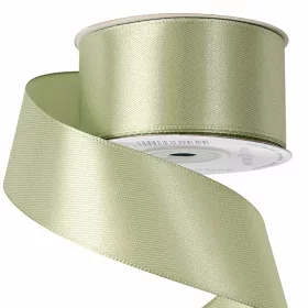 Saténová stuha 38mm x 22.86m - Vintage zelená