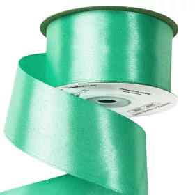 Saténová stuha 38mm x 22.86m - Mätová zelená