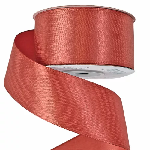 Saténová stuha 38mm x 22.86m - Bronzová ružová